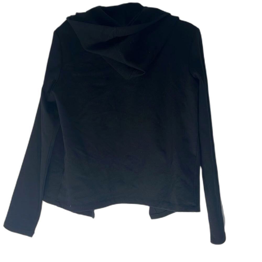 Blank Nyc Black Moto Jacket Basic Minimalist Hood… - image 7